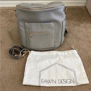 Fawn Design Diaper Bag with dust bag